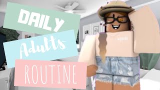Adult's Daily Routine! | Roblox Bloxburg Roleplay