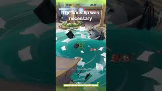 I call it a backflip, use your imagination 🧽🌈 #gaming
