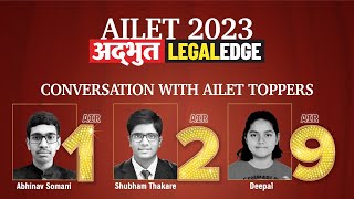 AILET 2023 Toppers' Interview | In Conversation With AILET 2023 AIR 1, 2 & 9 | AILET 2023 Toppers