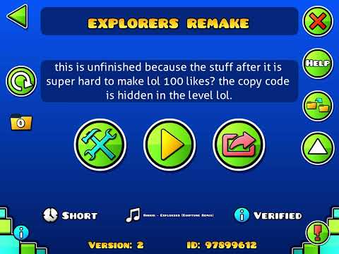 “Explorers Remake” by me | Geometry Dash 2.2