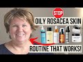 UPDATED 2022 Morning Anti Aging Skincare over 50 Routine for Oily Mature Skin, Rosacea &amp; Large Pores