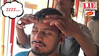 Oil Indian Head Massage in Bangalore ASMR  (NEW) | South Barber