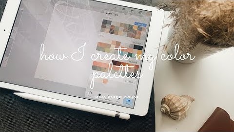 How I create my color palettes in Procreate