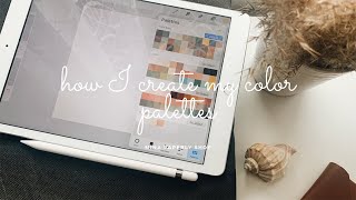 How I create my color palettes in Procreate How I create my color palettes in Procreate