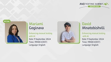 A4Q Testing Summit 2024 - Enhancing manual testing with AI