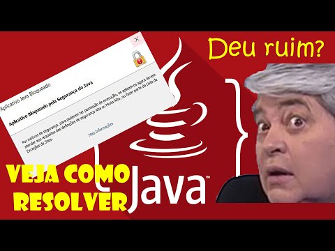 Vídeo: Como eu desativo o aviso de segurança do Java?