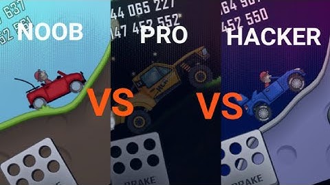 Noob VS Pro VS Hacker Hill Climb Racing 1