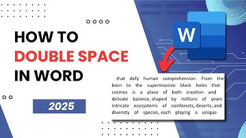 How to Double Space in Word (Easy & Updated 2025)