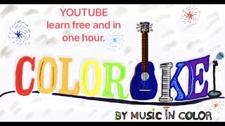 COLOROKE &amp; Music in Color, lesson # 2, how to read Music in Color, is like playing a fun &amp; easy game