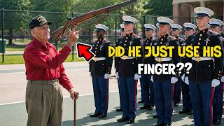 Cadet Honor Guard Fumbled the M14 Three Times — The Old Veteran Twirled It on One Finger