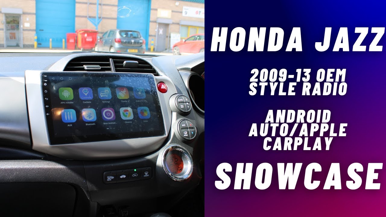 Honda Jazz Fit 2009-13 Radio Stereo upgrade to Android 11 CarPlay Auto