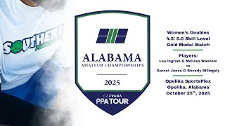 Women’s 5.0 Pickleball (Lee/ Melissa vs Garnet/ Beverly)- 2025 AL State Championships
