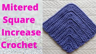 How to Make a Mitered Square with Double Crochet Increases