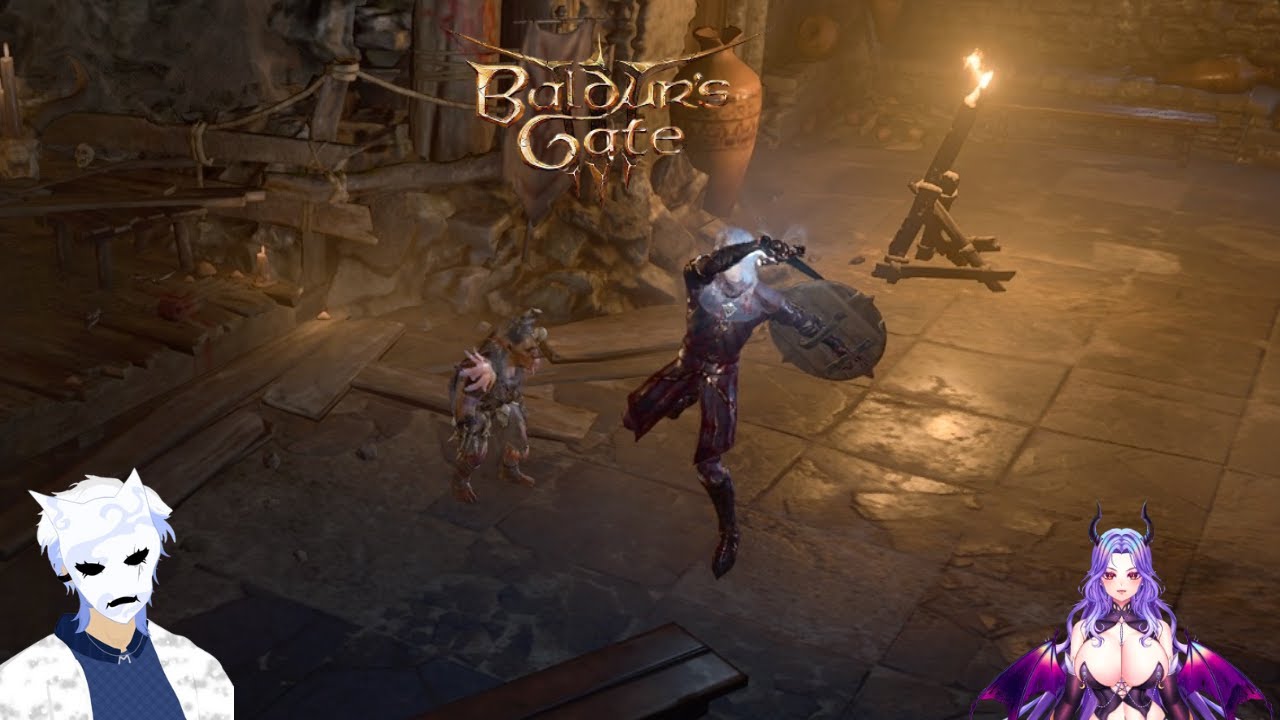 Baldur's Gate w/ LunaNymph_ (ep3: Time to kill some goblins)