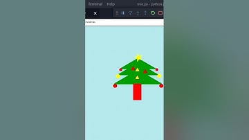 Christmas Tree 🎄using Python Turtle #shorts #viralshorts #viralvideo #viral #python #christmas