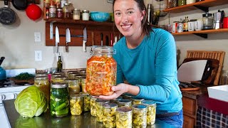 Preserving Food from the Garden | Canning \& Fermenting