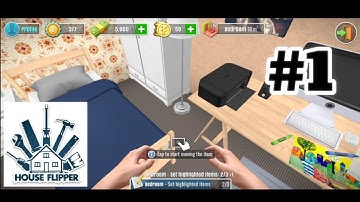 House Flipper Mobile - Gameplay Walkthrough part 1 - Tutorial (iOS , Android) WHITE_MS_GAMER.