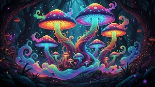 Psychedelic Trance - Enchanted Mushrooms / Mystical Journey mix 2025 (AI Graphic Visuals) #4