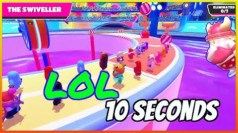 Fall Guys The Swiveller - New Survival Round.. Easy Win lol