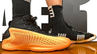 Adidas AE With Love Basketball Shoes Orange Unisex Basketball Adidas US