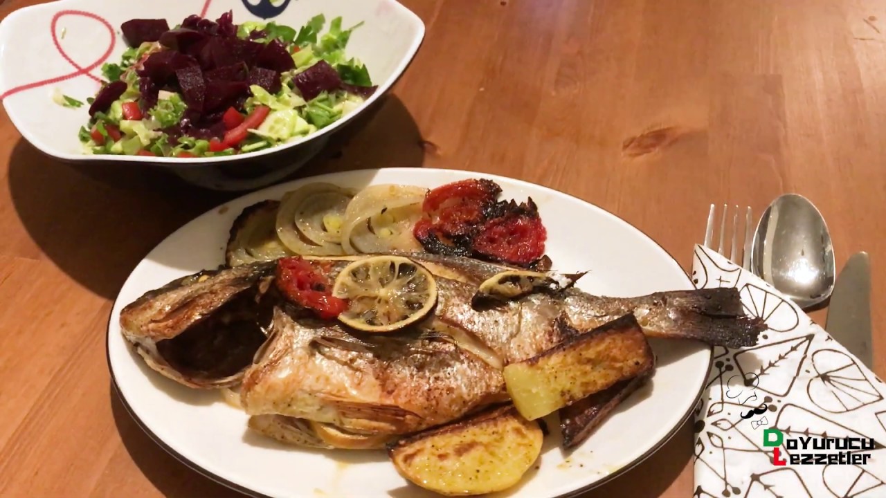 Lezzet dolu sosuyla harika bir yemek tarifi???? FIRINDA ÇİPURA ????????