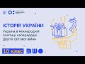 10 клас. Історія України. Україна в міжнародній політиці напередодні Другої світової війни