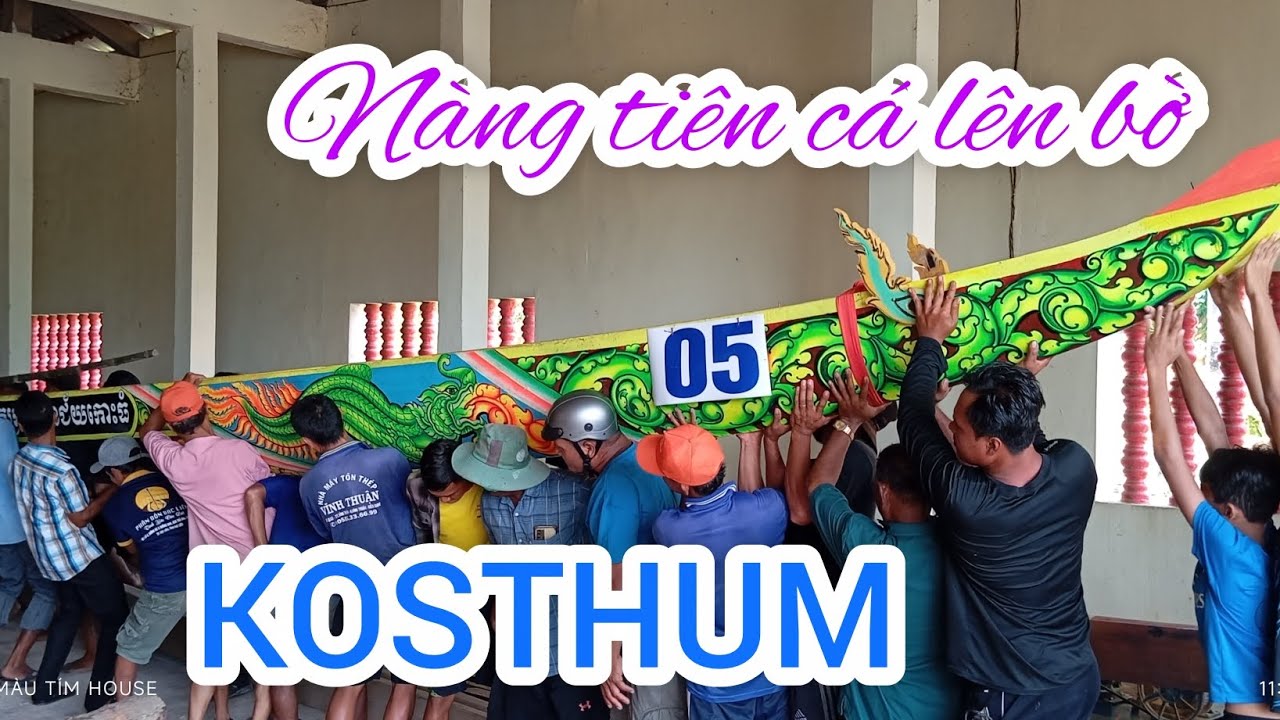 Nàng tiên cá lên bờ. Chùa Kosthum Ninh Thạnh Lợi, Cà Mau