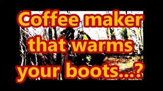 Warming Cold Boots, With Water From Your Brew...bexbugoutsurvivor