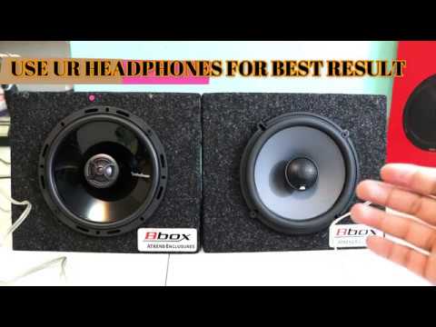 JBL GTO629 Premium 6.5 VS Rockford Fosgate P1650 UNBOXING SOUND TEST REVIEW