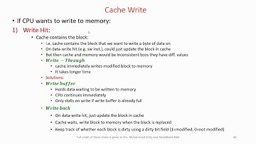 Memory Hierarchy تنظيم وعمارة الحاسب (الفصل الخامس)