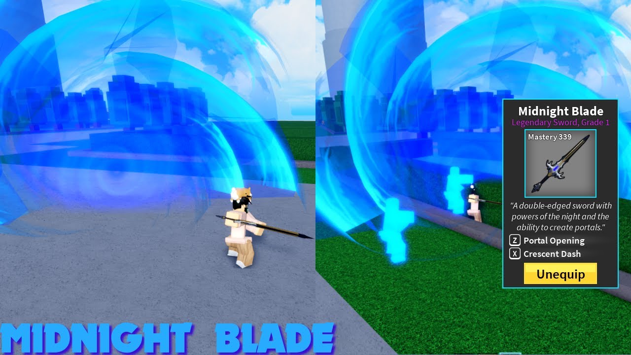 Roblox Blox Fruits Midnight Blade Mastery Levels, Moves