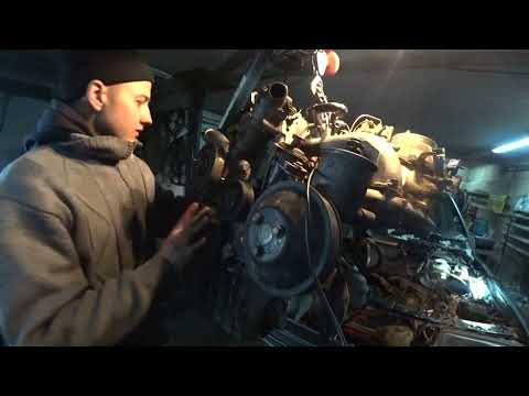 Установка двигателя в 190 Мерседес ,всё пошло не по плану танцы с бубном.