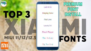 Top 3 MIUI 12 Colourful Fonts On Any Device | Stylish Fonts Install Any Android 2021 screenshot 5