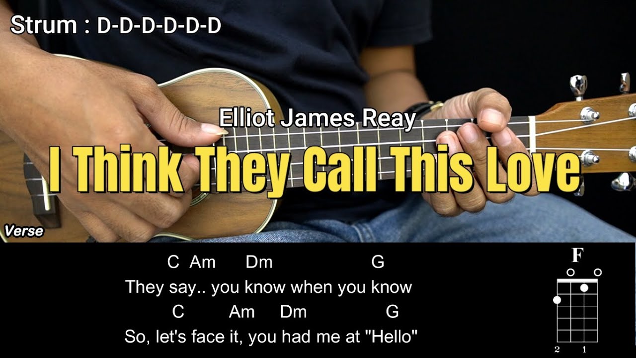 I Think They Call This Love - Elliot James Reay - Ukulele Chords Tutorials (Play Along)
