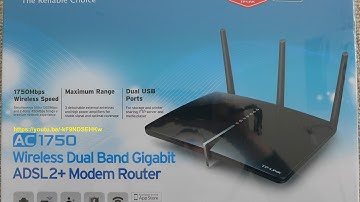 Unboxing/Unpacking TP-Link AC1750 (Archer D7) ADSL2+ Modem Router Wireless Dual Band Gigabit