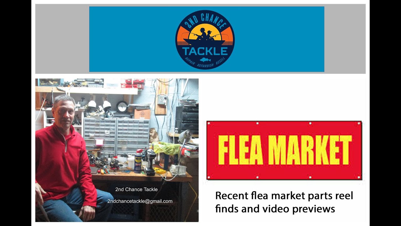Recent fishing reel flea market finds and previews of videos