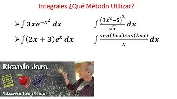 Integrales ¿Qué Método Utilizar?