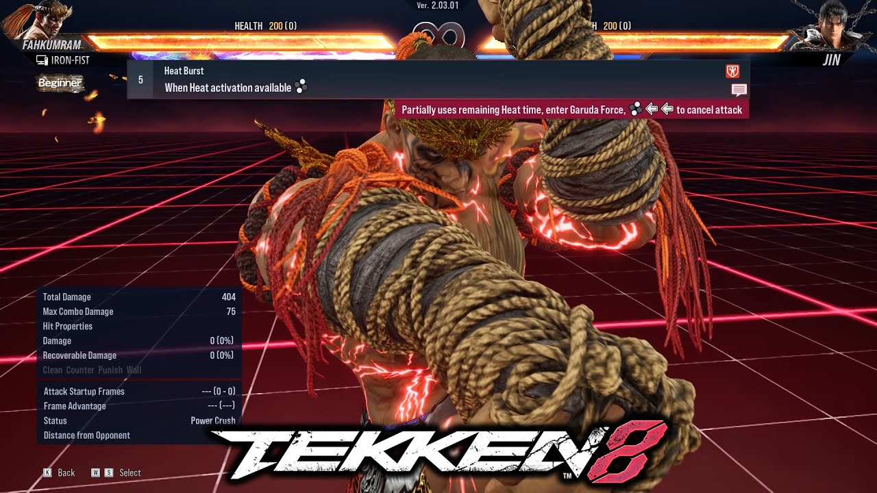 TEKKEN 8 | Fahkumram Complete Movelist with Frame Data!