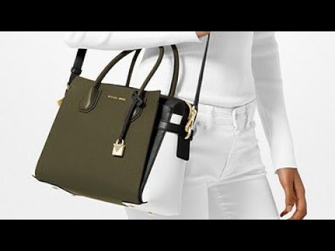 mercer belted tricolor pebble leather satchel