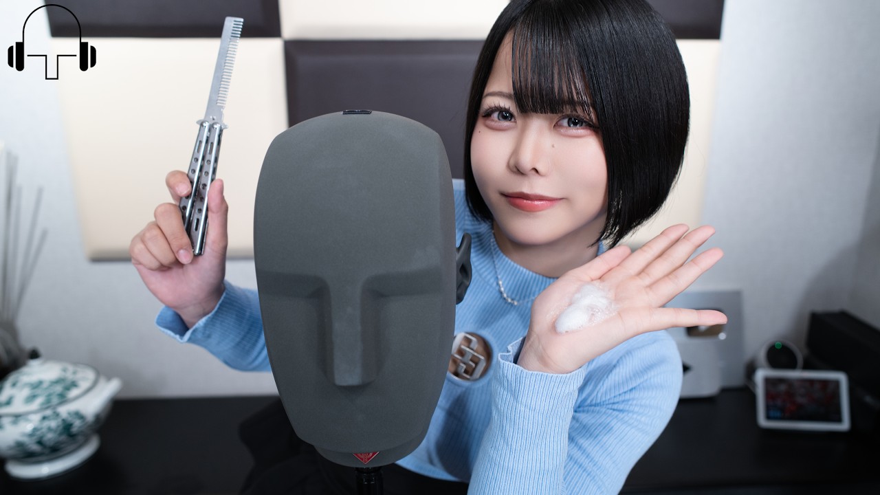 【ちなぷぷ】炭酸シャンプーでシュワシュワ体験🧴🫧【ASMR / 4K】