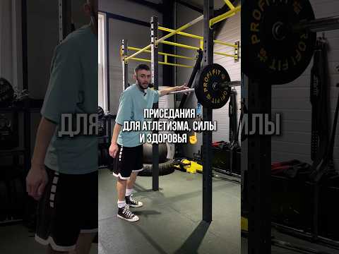 Как правильно приседать со штангой? #приседания #волейбол #баскетбол #атлетизм #офп