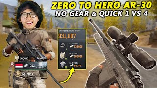 THE BEST SNIPER GAMEPLAY IN ARENA BREAKOUT! 1 vs 8 With Zero AR-30 TO HERO (Rank Legendary) screenshot 4