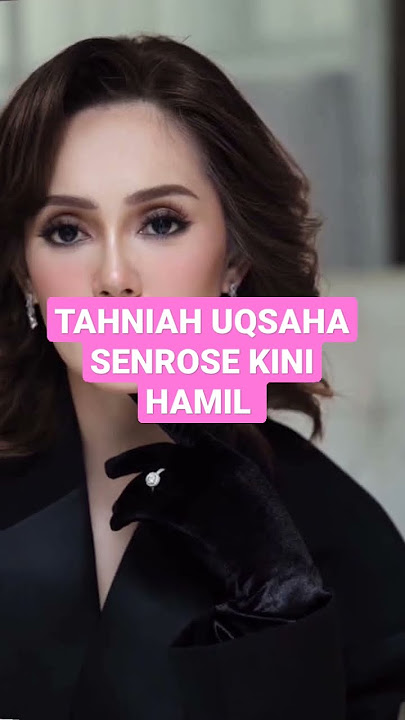 BABY BUMP JELAS KELIHATAN DALAM LIVE UQASAH SENROSE
