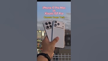iPhone 17 Pro Max vs Xiaomi 15T Pro Camera Zoom Test