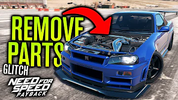 Remove Parts GLITCH! | Need for Speed Payback (+ Fitment Glitch)