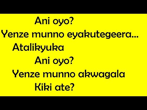 Ani Oyo   Pallaso Official Lyrics Video