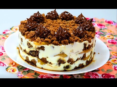 Торт без выпечки несложный