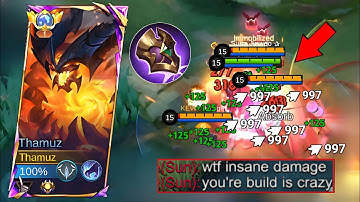 NEW META BUFFED THAMUZ GUIDE 99% NEW ONE HIT DESTROYER IN RANK GAMEPLAY(THAMUZ BEST BUILD 2025)