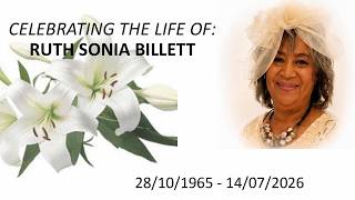 Funeral Service for Ruth Sonia Billett