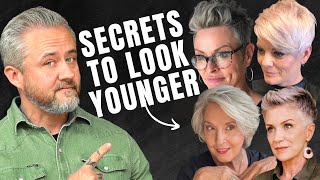 5 Short Grey Hairstyles That will make you LOOK YOUNGER AFTER 50 / GAME CHANGERS! #youthful #over50 screenshot 2